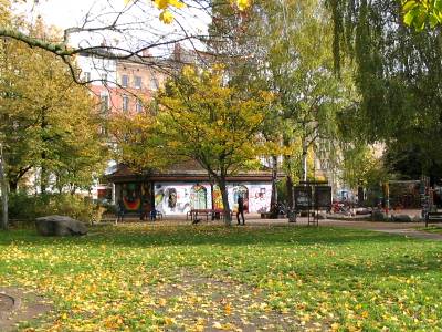 Herbst auf dem Teutoburger Platz