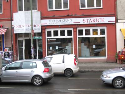 Ehemalige Buchhandlung Starick am Rosenthaler Platz